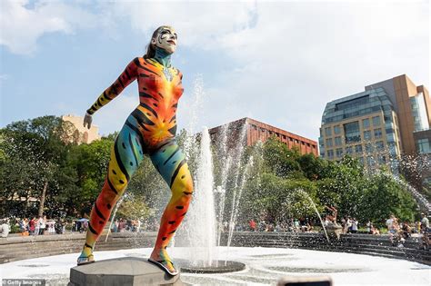 nude in public teen|At NYC Bodypainting Day, Naked Bodies Become Artists’ .